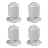 Kit 4 Acabamento Pvc Branco P/ Registro Pressão Gaveta Tigre