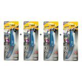 Kit 4 Acendedor Bic Handy Multiuso Fogão Recarregável