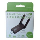 Kit 4 Adaptadores Wifi Dual Band 1200mb 2.4/5ghz 5g Usb 3.0
