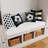 Kit 4 Almofadas Cheias Lindas Quarto Sala Sofá Com Refil