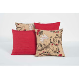 Kit 4 Almofadas Decorativas Cheias Sala Quarto Sofá 