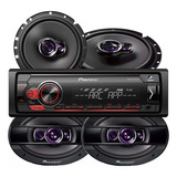 Kit 4 Alto Falantes Pioneer 300w Rms + Aparelho Usb Controle
