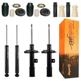 Kit 4 Amortecedor Citroen C4 Peugeot 307 + Kits +coxim Axios