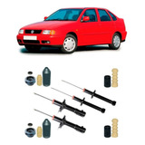 Kit 4 Amortecedor Polo Classic 95 A 2001 + Coxim E Batente
