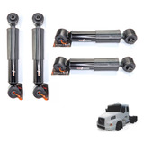 Kit 4 Amortecedor Traseiro/ Transversal Da Cabine Volvo Nh 