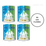 Kit 4 Ascenda Cereais Infantil Baunilha S/ Glúten 800g-gamer