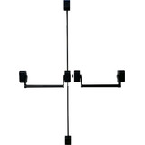 Kit 4 Barra Antipanico Dupla Com Fechadura E Chave 100 X 210