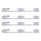 Kit 4 Barra Led Sti Dl2944(a)w Em Alumínio C/dupla Face