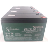 Kit 4 Bateria Global Vrla 12v