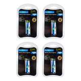 Kit 4 Bateria Pilha Recarregável 18650 3,7v Polo Plano
