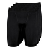 Kit 4 Bermuda Cueca Térmica Masculina Anti Assadura Bike