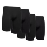 Kit 4 Bermuda Cueca Térmica Masculina Anti Assadura Bike