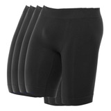 Kit 4 Bermuda Cueca Térmica Masculina Anti Assadura Treino