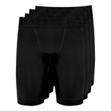 Kit 4 Bermuda Cueca Térmica Masculina Anti Assadura Treino