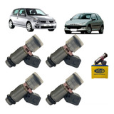 Kit 4 Bico Injetor Peugeot 206/ Renault Clio 1.0 16v Iwp-099