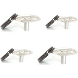 Kit 4 Bocas Fogão Esmaltec 2g 2p Caribe