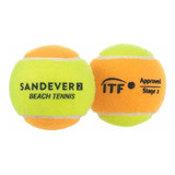 Kit 4 Bolinhas Beach Tennis P/ Treinamento Sandever Amarelo