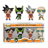 Kit 4 Bonecos Pop Cabeção Dragon Ball Z Coleção Goku Anime