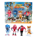 Kit 4 Bonecos Sonic Coleção Infantil Brinquedo Hedgehog