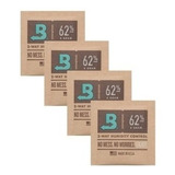 Kit 4 Boveda 62% 4g Cura Cultivo Indoor Estufa Grow Led 
