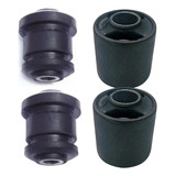 Kit 4 Bucha Balança Bandeja Leque Ford Fiesta 2002 2003 2004 2005 