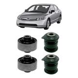 Kit 4 Bucha Bandeja Balança Dianteira New Civic 07/12