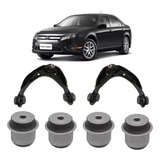Kit 4 Bucha Dianteira Bandeja Superior Ford Fusion Ano 2011