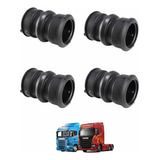 Kit 4 Bucha Do Suporte Para Lama Traseiro Scania Pgr 1781031