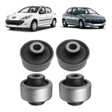 Kit 4 Buchas Bandeja Balança Dianteira Peugeot 206 207 Todos