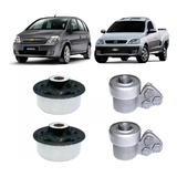 Kit 4 Buchas Bandeja Dianteira Montana 2002 A 2008 2009 2010