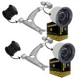 Kit 4 Buchas Bandeja Leque Tiguan Jetta Passat Cc Reforçada