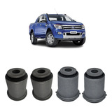 Kit 4 Buxas Balança Inferior Ford Ranger 2012 2013 2014 2015