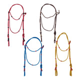 Kit 4 Cabeçadas De Cordinha Ajustável Para Diversas Raças
