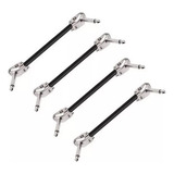 Kit 4 Cabo P10 L X P10 L Pedal Ou Pedaleira 5 Cm 90º