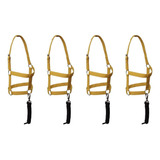 Kit 4 Cabrestos Personalizados Para Cavalo Quarto De Milha