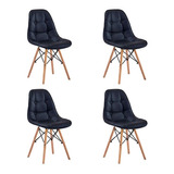 Kit 4 Cadeiras Charles Eames Botonê