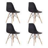 Kit 4 Cadeiras Charles Eames Espera
