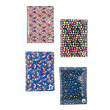 Kit 4 Cadernos 1 Matéria 80 Folhas Tilibra Pepper Feminino