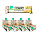 Kit 4 Caixas Collagen Bar Torta De Limão Barra Proteica 40un