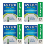 Kit 4 Caixas Tiras Onetouch Select Plus Com 50 Unidades