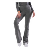 Kit 4 Calça Feminina Boca De Sino Flare Bailarina Flanelada
