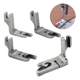 Kit 4 Calcador Sapata Barra Bainha Costura Reta Industrial 