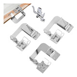 Kit 4 Calcador Sapata Barra Bainha Singer Elgin Janome Elna