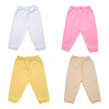 Kit 4 Calças Mijão Culote Roupa Bebê Rn Recém Nascido