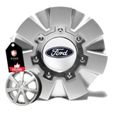 Kit 4 Calotas De Roda Scorro S174 C/ Emblema Ford