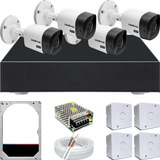 Kit 4 Cameras De Segurança Intelbras