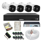 Kit 4 Câmeras De Segurança Intelbras