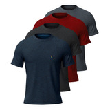 Kit 4 Camisetas Camisas Dry Fit