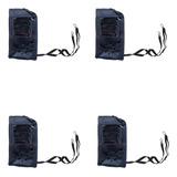 Kit 4 Capa De Couro Legitimo P/ Rádio Modelo Motorola T38br