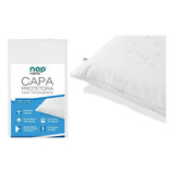 Kit 4 Capa Protetora De Travesseiro Impermeável Algodão